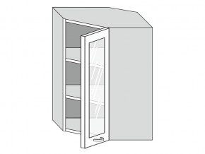 19.60.3у Шкаф настенный (h=913) угловой на 600мм со стекл. дверцей в Чебаркуле - chebarkul.mebel74.com | фото