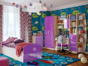 Детская комната Юниор-2 Фиолетовый металлик в Чебаркуле - chebarkul.mebel74.com | фото