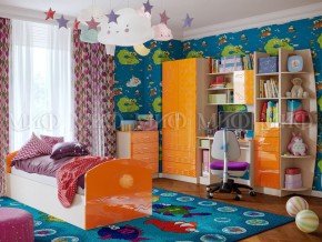 Детская комната Юниор-2 Оранжевый металлик в Чебаркуле - chebarkul.mebel74.com | фото