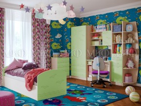 Детская комната Юниор-2 Салатовый в Чебаркуле - chebarkul.mebel74.com | фото 1