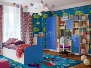 Детская комната Юниор-2 Синий в Чебаркуле - chebarkul.mebel74.com | фото