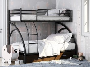 Двухъярусная кровать Виньола-2 Я черный в Чебаркуле - chebarkul.mebel74.com | фото