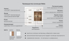 Гостиная модульная Мальта сибирская лиственница в Чебаркуле - chebarkul.mebel74.com | фото 5