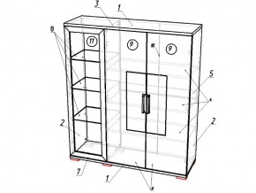 Гостиная модульная Тиффани в Чебаркуле - chebarkul.mebel74.com | фото 3