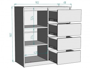 Комод Мальта K115 в Чебаркуле - chebarkul.mebel74.com | фото 3