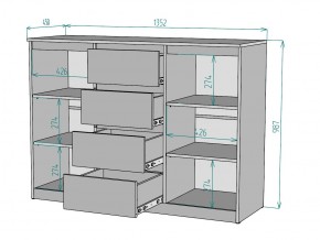 Комод Мальта K118 в Чебаркуле - chebarkul.mebel74.com | фото 3