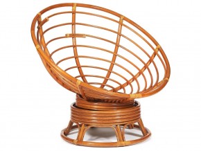 Кресло-качалка Papasan w 23/01 B с подушкой Cognac, ткань Оранжевый в Чебаркуле - chebarkul.mebel74.com | фото 2