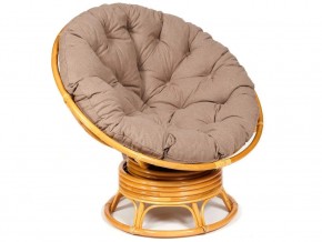 Кресло-качалка Papasan w 23/01 B с подушкой Honey, экошерсть Коричневый в Чебаркуле - chebarkul.mebel74.com | фото