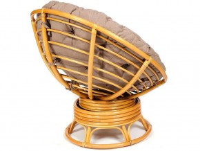 Кресло-качалка Papasan w 23/01 B с подушкой Honey, экошерсть Коричневый в Чебаркуле - chebarkul.mebel74.com | фото 2