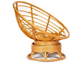 Кресло-качалка Papasan w 23/01 B с подушкой Honey, ткань Коричневый в Чебаркуле - chebarkul.mebel74.com | фото 2