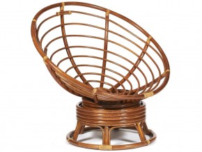 Кресло-качалка Papasan w 23/01 B с подушкой Pecan, ткань Коричневый в Чебаркуле - chebarkul.mebel74.com | фото 4