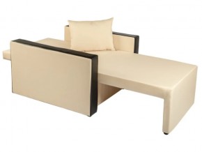 Кресло-кровать Милена с подлокотниками рогожка cream в Чебаркуле - chebarkul.mebel74.com | фото 2