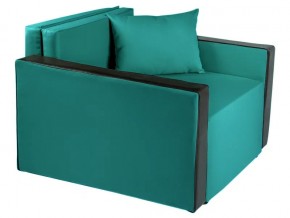 Кресло-кровать Милена с подлокотниками рогожка emerald в Чебаркуле - chebarkul.mebel74.com | фото
