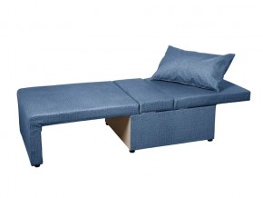 Кресло-кровать Милена велюр синий в Чебаркуле - chebarkul.mebel74.com | фото 3