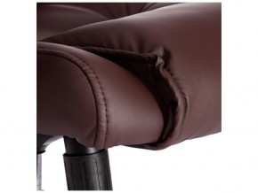 Кресло офисное Bergamo кожзам коричневый 36-36 в Чебаркуле - chebarkul.mebel74.com | фото 4