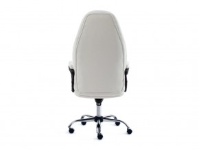 Кресло офисное Boss люкс хром кожзам белый в Чебаркуле - chebarkul.mebel74.com | фото 4
