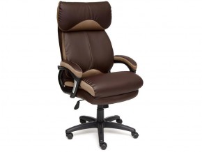 Кресло офисное Duke кожзам коричневый в Чебаркуле - chebarkul.mebel74.com | фото