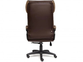 Кресло офисное Duke кожзам коричневый в Чебаркуле - chebarkul.mebel74.com | фото 2