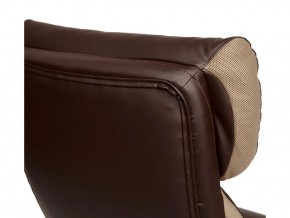 Кресло офисное Duke кожзам коричневый в Чебаркуле - chebarkul.mebel74.com | фото 4