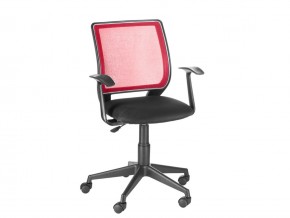 Кресло офисное Эксперт Т-эрго черный/красный в Чебаркуле - chebarkul.mebel74.com | фото