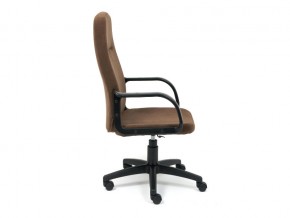 Кресло офисное Leader флок коричневый в Чебаркуле - chebarkul.mebel74.com | фото 3