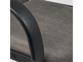Кресло офисное Leader флок серый в Чебаркуле - chebarkul.mebel74.com | фото 4