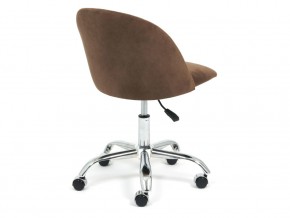 Кресло офисное Melody флок коричневый в Чебаркуле - chebarkul.mebel74.com | фото 4