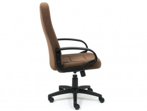 Кресло офисное СН747 флок коричневый в Чебаркуле - chebarkul.mebel74.com | фото 3