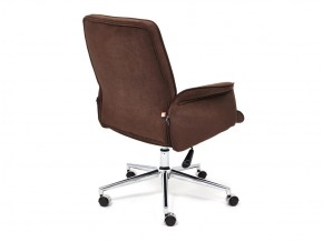 Кресло офисное York флок коричневый в Чебаркуле - chebarkul.mebel74.com | фото 3