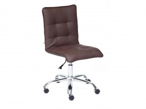 Кресло офисное Zero кожзам коричневый в Чебаркуле - chebarkul.mebel74.com | фото