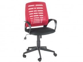 Кресло оператора Ирис стандарт черный/красный в Чебаркуле - chebarkul.mebel74.com | фото 1