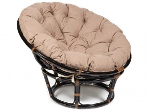 Кресло Papasan 23/01 W с подушкой Antique brown, экошерсть Коричневый в Чебаркуле - chebarkul.mebel74.com | фото