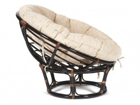 Кресло Papasan 23/01 W с подушкой Antique brown, ткань Старт в Чебаркуле - chebarkul.mebel74.com | фото 3