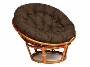 Кресло Papasan 23/01 W с подушкой Cognac, ткань Коричневый в Чебаркуле - chebarkul.mebel74.com | фото