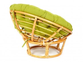 Кресло Papasan 23/01 W с подушкой Honey, флок Олива в Чебаркуле - chebarkul.mebel74.com | фото 2