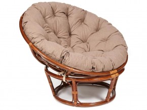 Кресло Papasan 23/01 W с подушкой Pecan, экошерсть Коричневый в Чебаркуле - chebarkul.mebel74.com | фото