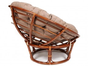 Кресло Papasan 23/01 W с подушкой Pecan, экошерсть Коричневый в Чебаркуле - chebarkul.mebel74.com | фото 2