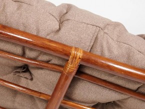 Кресло Papasan 23/01 W с подушкой Pecan, экошерсть Коричневый в Чебаркуле - chebarkul.mebel74.com | фото 3