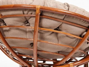 Кресло Papasan 23/01 W с подушкой Pecan, экошерсть Коричневый в Чебаркуле - chebarkul.mebel74.com | фото 4