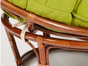 Кресло Papasan 23/01 W с подушкой Pecan, флок Олива в Чебаркуле - chebarkul.mebel74.com | фото 2