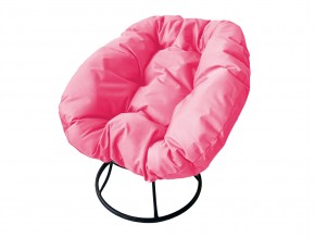 Кресло Пончик без ротанга розовая подушка в Чебаркуле - chebarkul.mebel74.com | фото