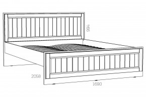 Кровать 1600 Оливия НМ 040.34 Х в Чебаркуле - chebarkul.mebel74.com | фото 2