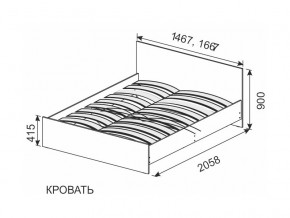 Кровать 1600х2000 ортопедическое основание в Чебаркуле - chebarkul.mebel74.com | фото