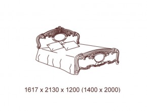 Кровать 2-х спальная 1400*2000 с ортопедом в Чебаркуле - chebarkul.mebel74.com | фото
