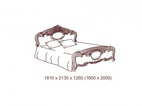 Кровать 2-х спальная 1600*2000 с ортопедом в Чебаркуле - chebarkul.mebel74.com | фото