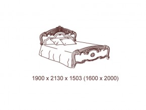 Кровать 2-х спальная 1600*2000 с основанием в Чебаркуле - chebarkul.mebel74.com | фото