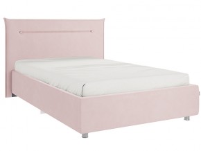 Кровать Альба 1200 велюр нежно-розовый в Чебаркуле - chebarkul.mebel74.com | фото