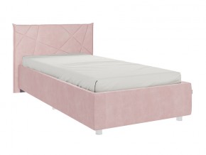 Кровать Бест 900 велюр нежно-розовый в Чебаркуле - chebarkul.mebel74.com | фото