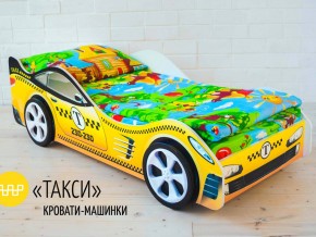 Кровать детская машина Такси в Чебаркуле - chebarkul.mebel74.com | фото 2