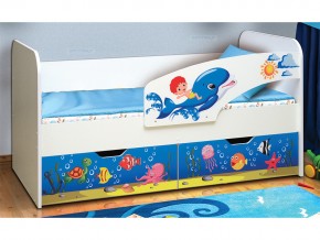 Кровать детская с фотопечатью Дельфин 800*1800 в Чебаркуле - chebarkul.mebel74.com | фото 1